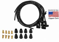 Spark plug wire set 6 Cylinder Tractor - USA Made Premium Copper Core